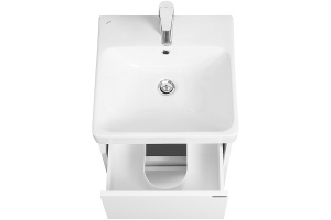 Тумба с раковиной Aquaton Сканди 45 белый  - 3