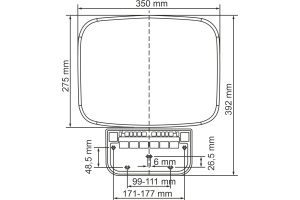 Сиденье для душа Wasserkraft SS402 черное - 2