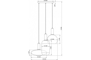 Подвесной светильник Moderli Martin V2892-3P - 2