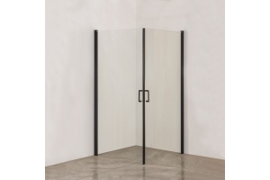 Душевая дверь в нишу Orange E05-090TB 90х190, профиль черный - 2