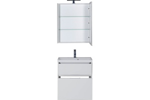 Мебель для ванной Aquanet Латина 60 2 ящика белая - 2