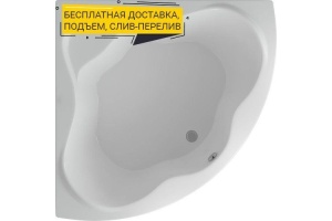 Акриловая ванна Акватек Галатея 135x135 с фронтальным экраном