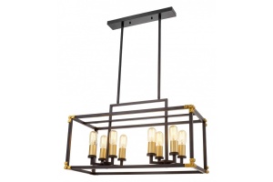 Подвесной светильник LUMINA DECO Waldorf LDP 1140-8 BK+MD - 2