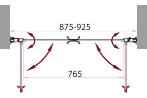 Душевая дверь в нишу BelBagno Sela B 2 90 C Cr - 3