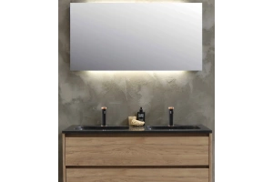 Смеситель для раковины GPD Gildo черный матовый - розовое золото - 2