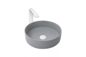 Раковина накладная Weltwasser WW ELBACH 3134 MFG 35.5 светло - серый матовый (10000004513)