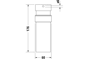 Дозатор Duravit Starck T черный 0099354600 - 2