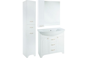 Тумба с раковиной Bellezza Тиффани 75 белая - 2