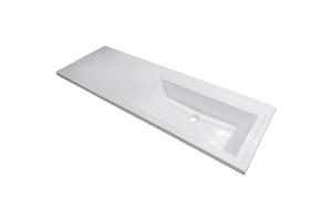 Раковина-столешница Style Line Даллас 150 белая правая