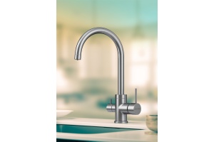 Смеситель для кухни Paulmark Essen сталь - 2