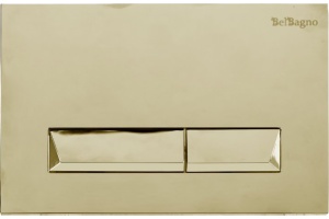 Кнопка смыва BelBagno Marmi BB013-MR-ORO золото