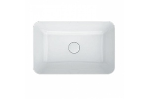 Раковина накладная Kerama Marazzi Plaza 55 белый (PLR.wb.55)