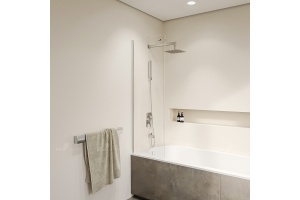 Шторка на ванну RGW Screens SC-056-8 30x150 профиль хром стекло прозрачное - 2