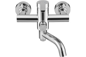 Смеситель для ванны с душем Swedbe Diana хром (1035B) - 3