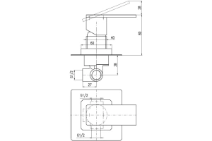 Смеситель для душа Rav Slezak Loira хром - 2