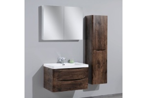 Тумба с раковиной BelBagno Ancona-N 80 rovere more подвесная - 2