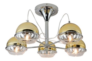 Люстра на штанге LUMINA DECO Veroni LDC 1029-5 GD