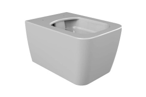 Чаша для подвесного унитаза Boheme Zen белая глянцевая без сиденья