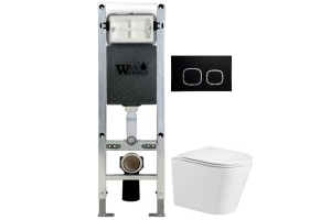 Комплект Weltwasser AMBERG 350 ST + SALZBACH 004 GL-WT + AMBERG RD-BL (10000006575)