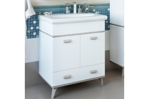 Тумба для комплекта Sanflor Бруно 70 белая, орегон