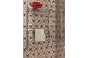 Водяной полотенцесушитель Terminus Анкона П8 500х800 с полкой Хром - 2