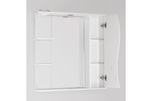 Зеркало-шкаф Style Line Амелия 75/С белый - 2