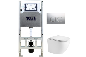 Комплект Weltwasser AMBERG 506 ST + MERZBACH 004 GL-WT + AMBERG RD-MT CR (10000006897)