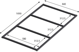 Ножки для душевого поддона Good Door Essentia 120x70 - 2