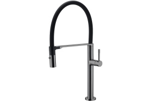 Смеситель для кухни Boheme Uno темный хром матовый