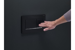 Кнопка смыва Geberit Sigma 30 115.883.KM.1 черная / хром - 3