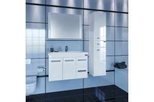 Тумба с раковиной СанТа Меркурий 80 - 2