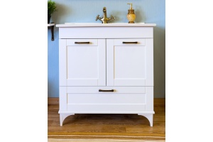 Мебель для ванной Sanflor Ванесса 75 напольная, белая - 3