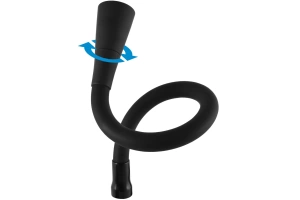 Смеситель для кухни Rav Slezak Morava retro черный матовый - 3