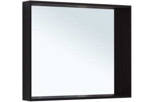Зеркало Allen Brau Reality 90 с подсветкой черный матовый - 3