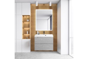 Комплект мебели BelBagno Vittoria 80 серый