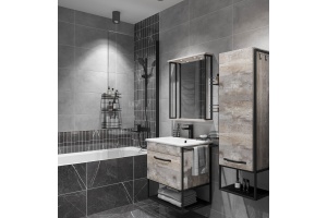 Полка DIWO Смоленск П16090 черный муар - 2