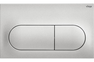 773755 Prevista Панель смыва для унитазов Visign for Life 6, пластик, хром матовый, модель 8602.1 - 2