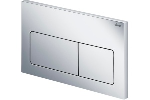 773717 Prevista Панель смыва для унитазов Visign for Life 5, пластик, хром, модель 8601.1