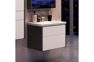 Тумба для комплекта Roca Ronda 60 белый глянец, антрацит