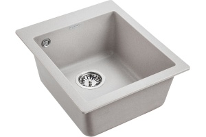Мойка кухонная Paulmark Leer PM104249-GR серый - 2