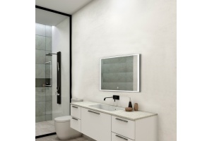 Зеркало Art&Max Arezzo 100х80 хром - 2