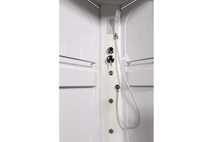 Душевая кабина Deto L 120х80 с гидромассажем, хром (L620LLED+GM) - 3