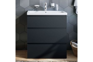 Тумба для комплекта AM.PM Gem S 75 графит матовый, напольная, с 3 ящиками