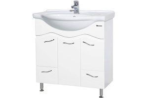 Тумба с раковиной Bellezza Мари 75 белая - 2