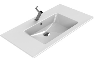 Мебельная раковина Opadiris CeraStyle Ibiza 91, черная матовая - 2