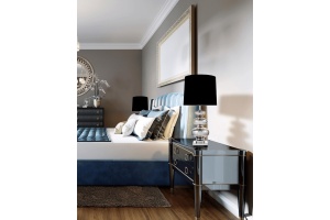 Настольная лампа декоративная LUMINA DECO Briston LDT 303 CHR+BK - 3