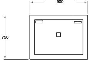 Зеркало Sanvit Матрикс 90 с подсветкой - 2