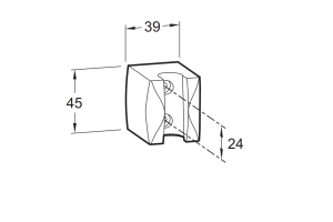 Настенный держатель Jacob Delafon E75063-CP - 2