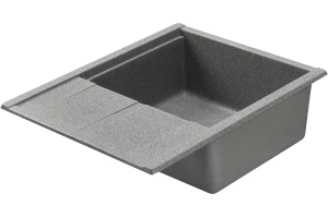 Мойка кухонная AQUATON Делия 65 серая - 2