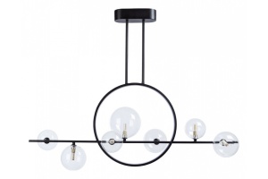 Подвесная светодиодная люстра Arte Lamp Saturn A7791SP-59BK